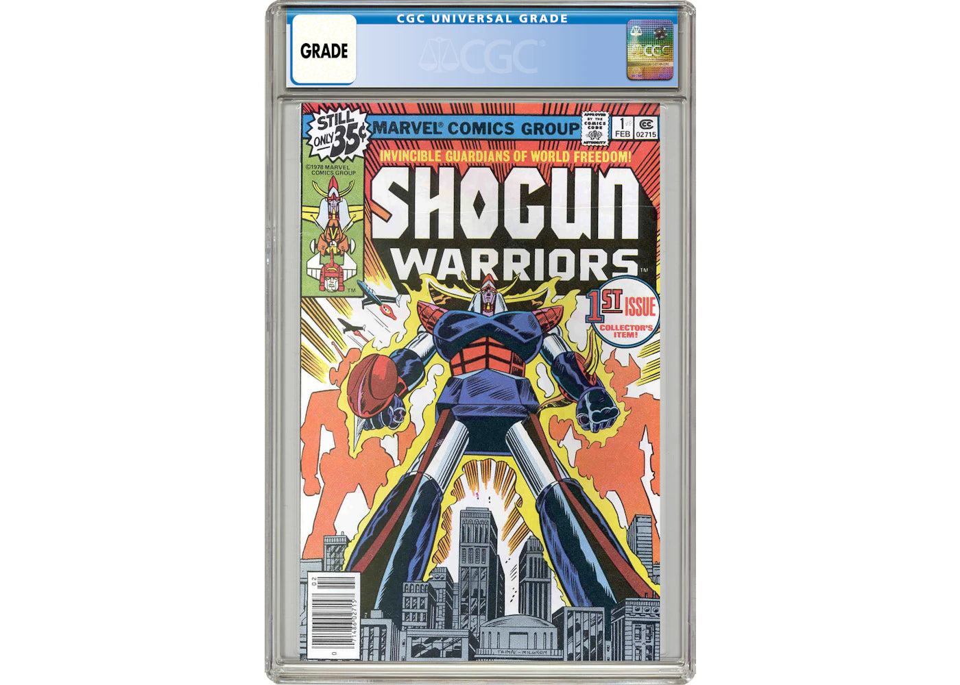 Marvel Shogun Warriors #1 Comic Book CGC Graded