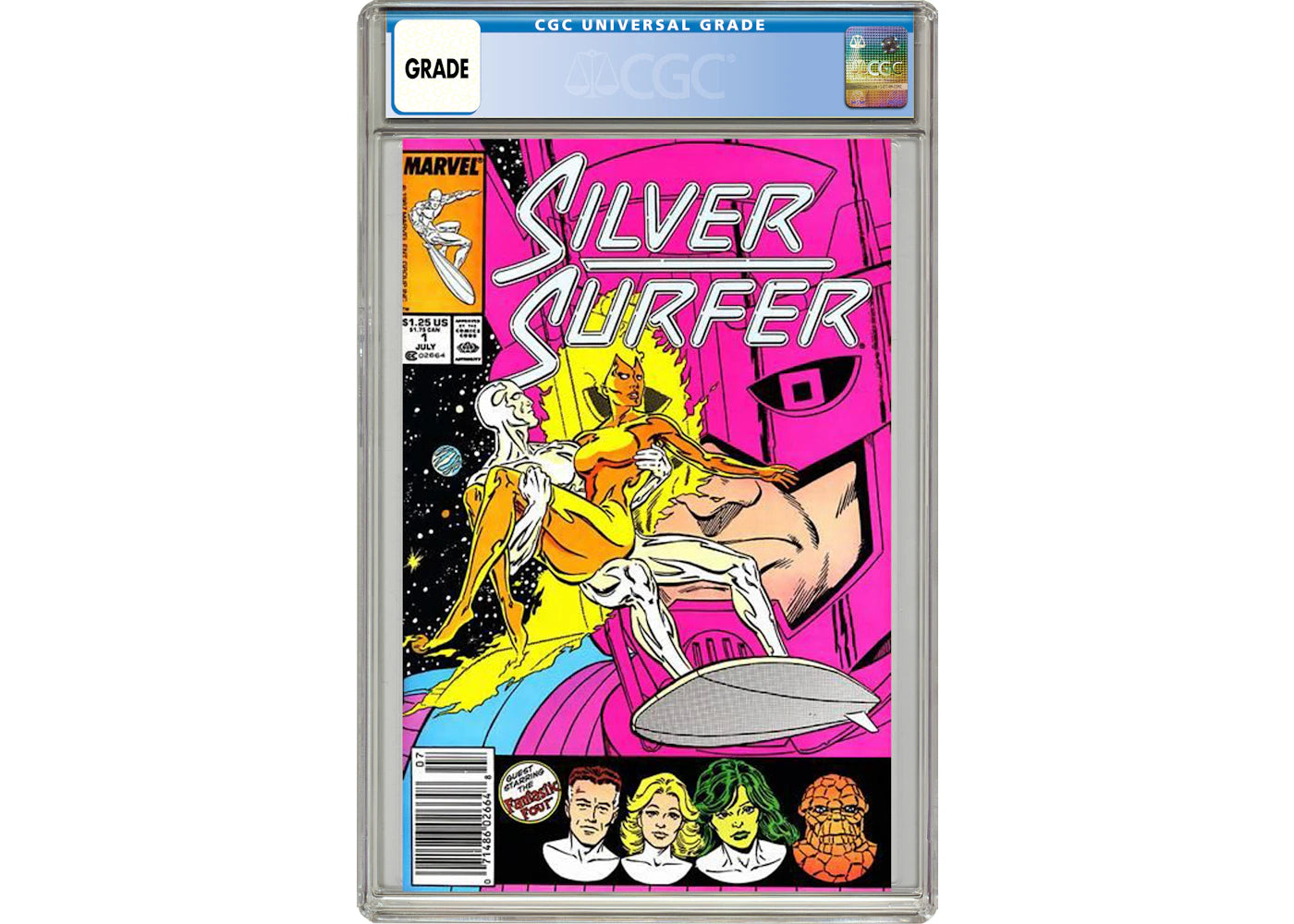 Marvel Silver Surfer (1987 2nd Series) #1 Comic Book CGC Graded