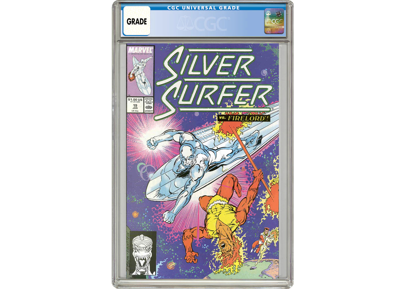 Marvel Silver Surfer (1987 2nd Series) #19 Comic Book CGC Graded