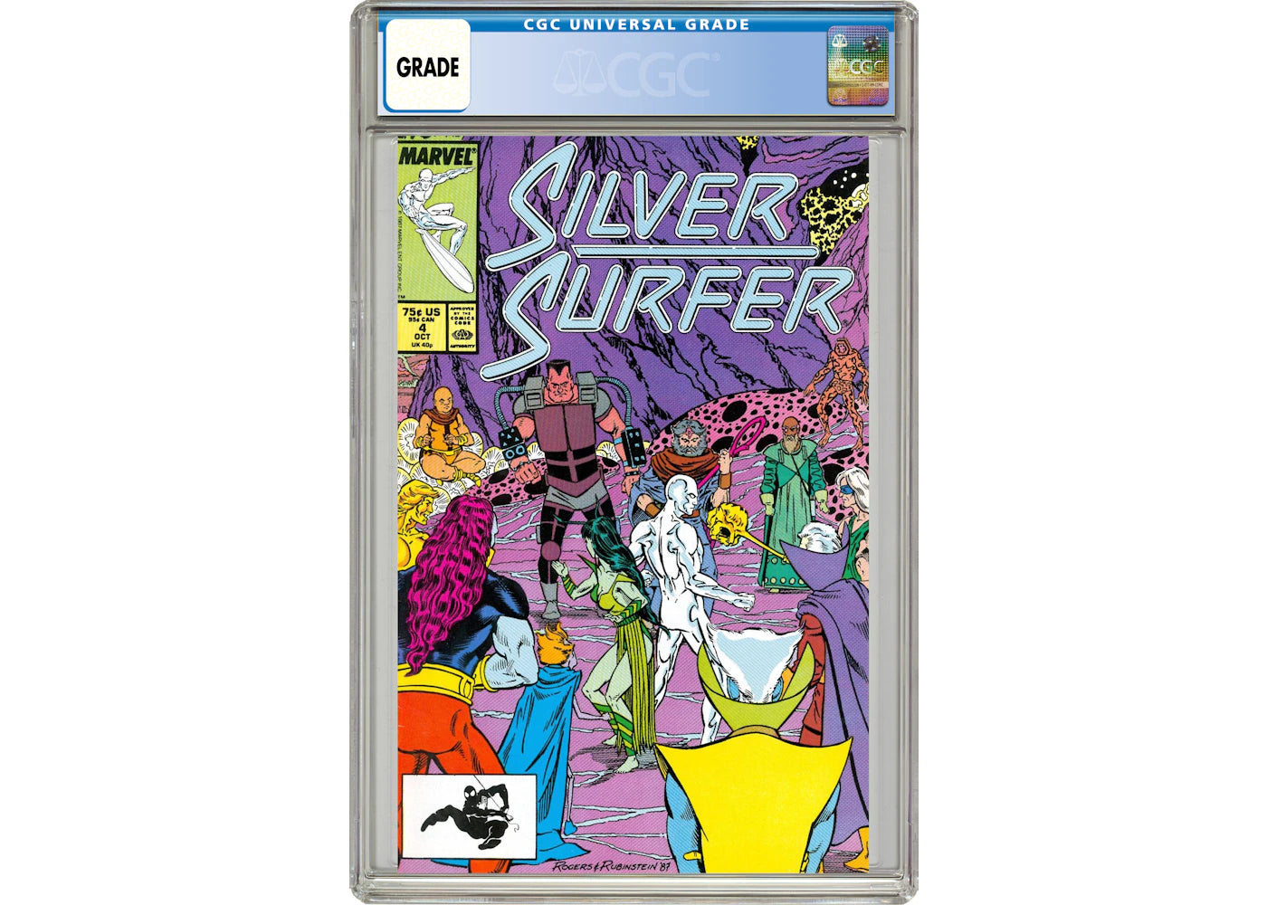Marvel Silver Surfer (1987 2nd Series) #4 Comic Book CGC Graded
