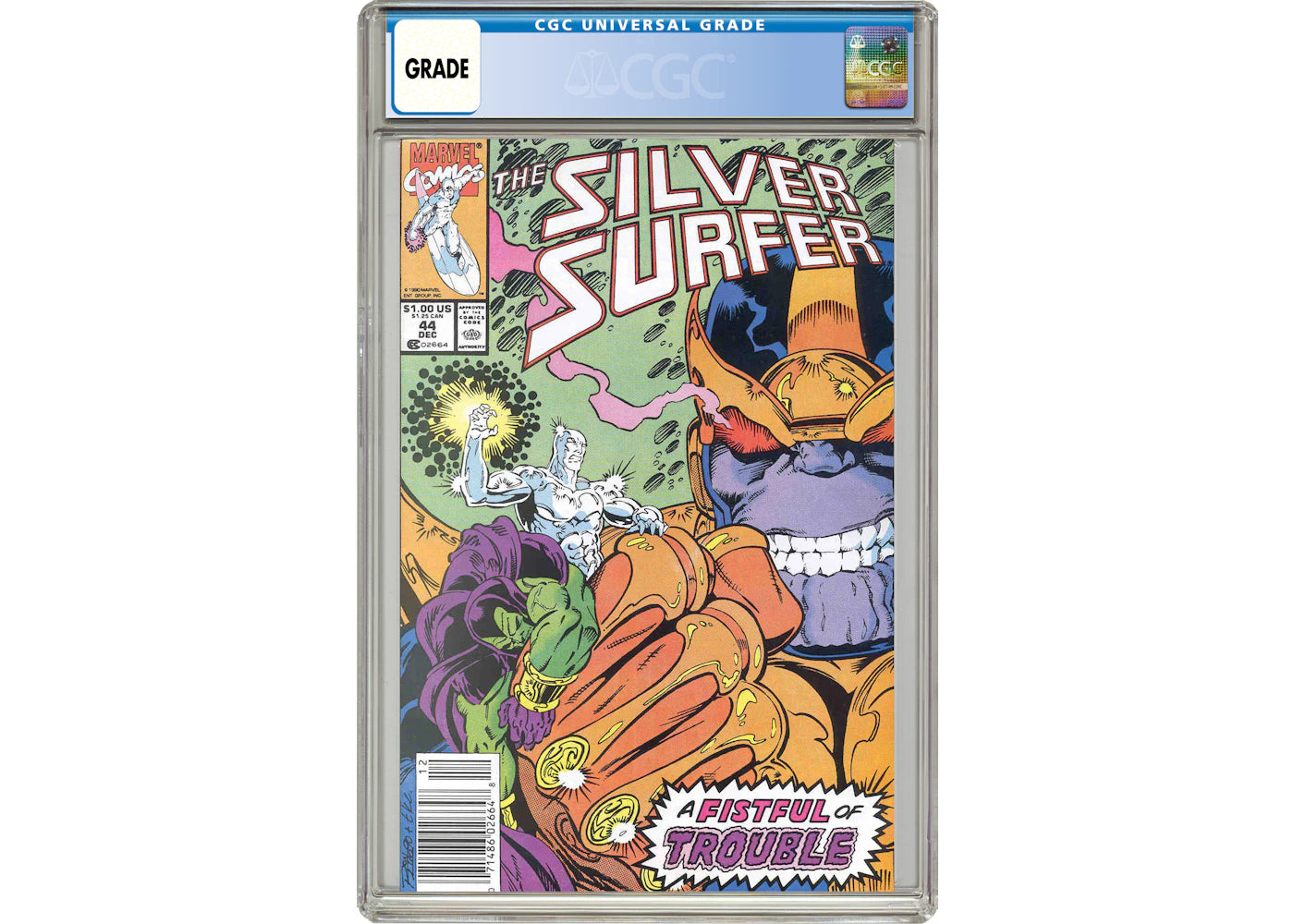 Marvel Silver Surfer (1987 2nd Series) #44 Comic Book CGC Graded