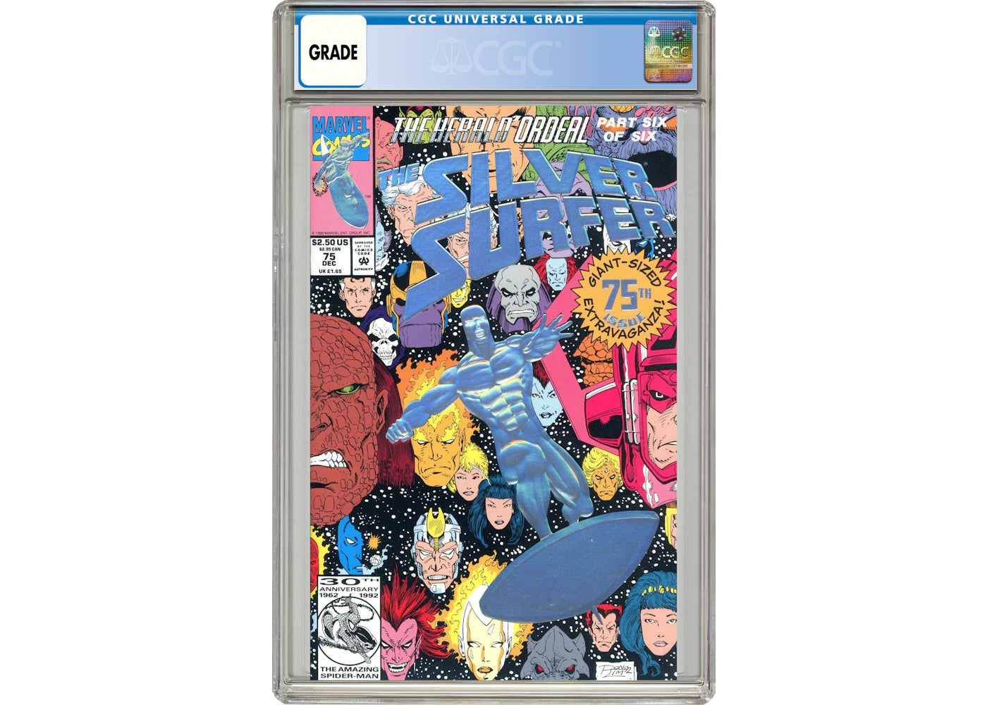 Marvel Silver Surfer (1987 2nd Series) #75 Comic Book CGC Graded