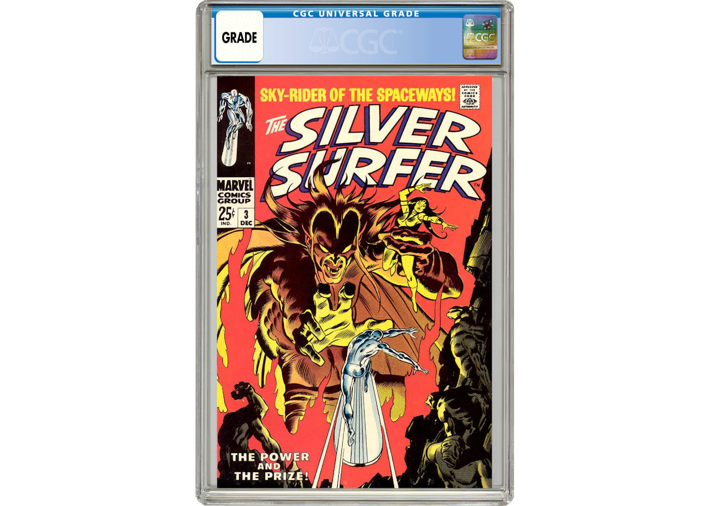 Marvel Silver Surfer #3 (1st App. of Mephisto) Comic Book CGC Graded
