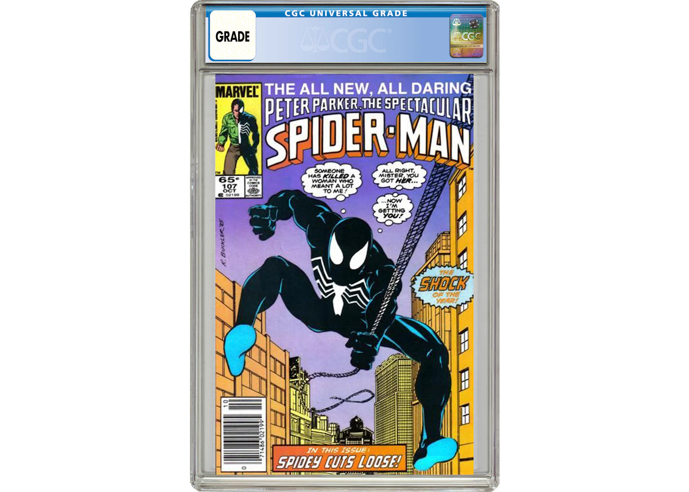 Marvel Spectacular Spider-Man (1976 1st Series) #107 Comic Book CGC Graded