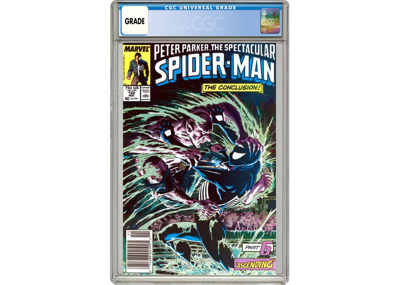 Marvel Spectacular Spider-Man (1976 1st Series) #132 Comic Book CGC Graded