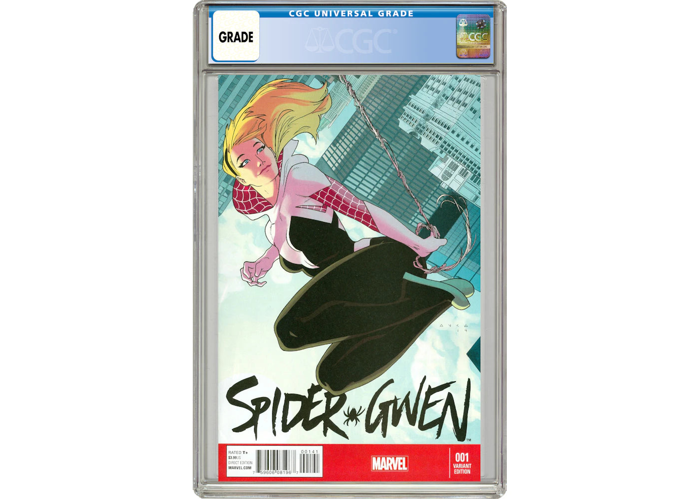 Marvel Spider-Gwen (2015 1st Series) #1B Comic Book CGC Graded