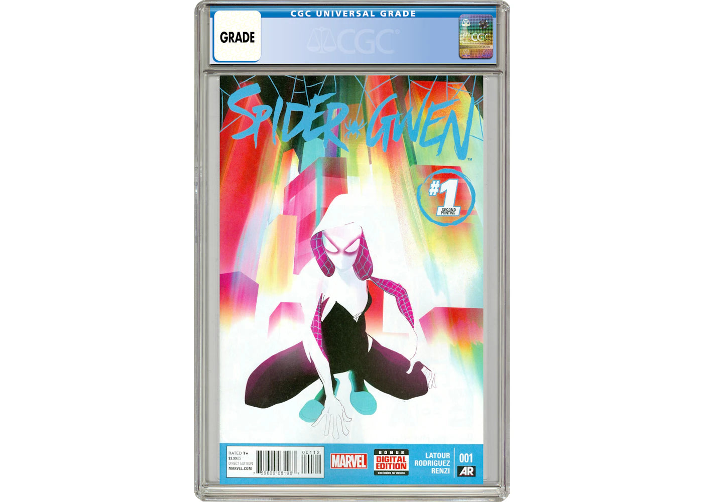 Marvel Spider-Gwen (2015 1st Series) #1F Comic Book CGC Graded