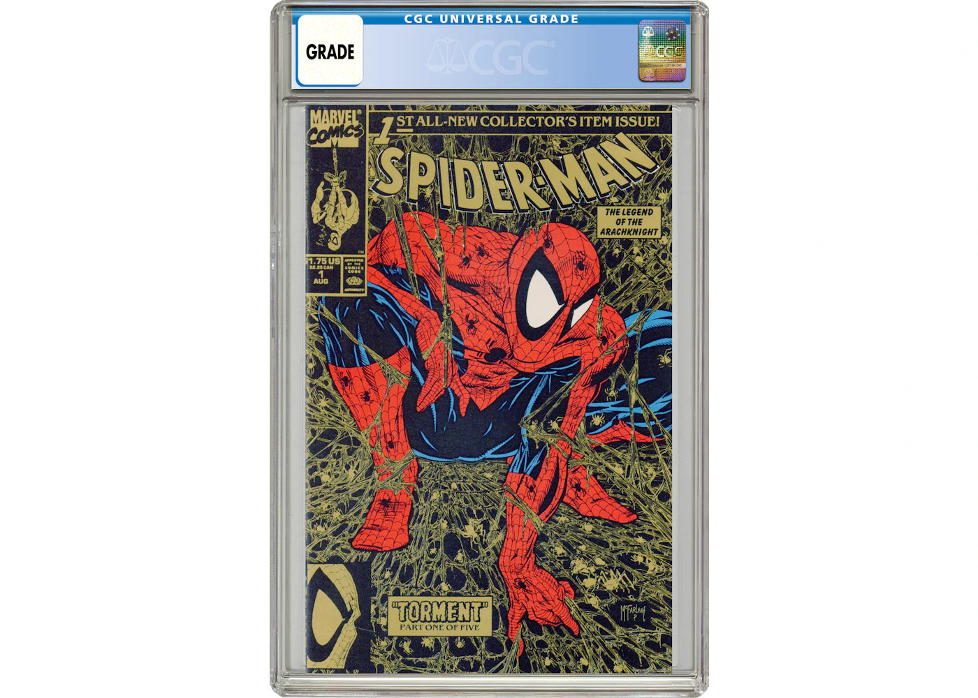 Marvel Spider-Man #1 Gold Edition Comic Book CGC Graded