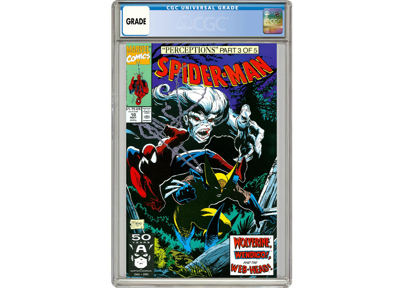 Marvel Spider-Man (1990) #10 Comic Book CGC Graded