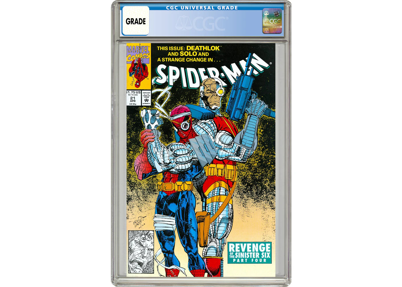 Marvel Spider-Man (1990) #21 Comic Book CGC Graded