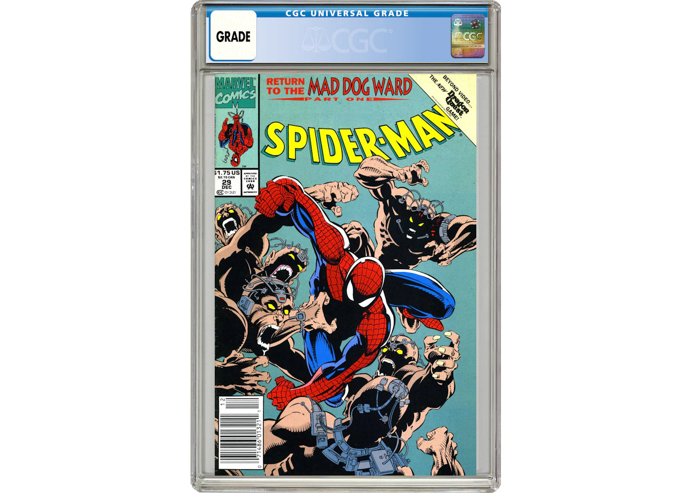 Marvel Spider-Man (1990) #29 Comic Book CGC Graded
