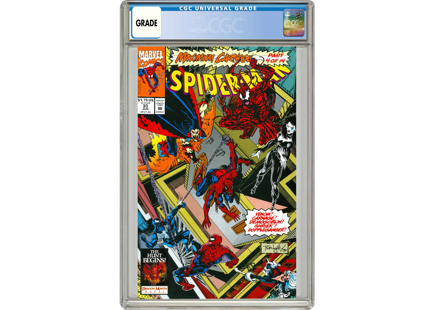 Marvel Spider-Man (1990) #35 Comic Book CGC Graded