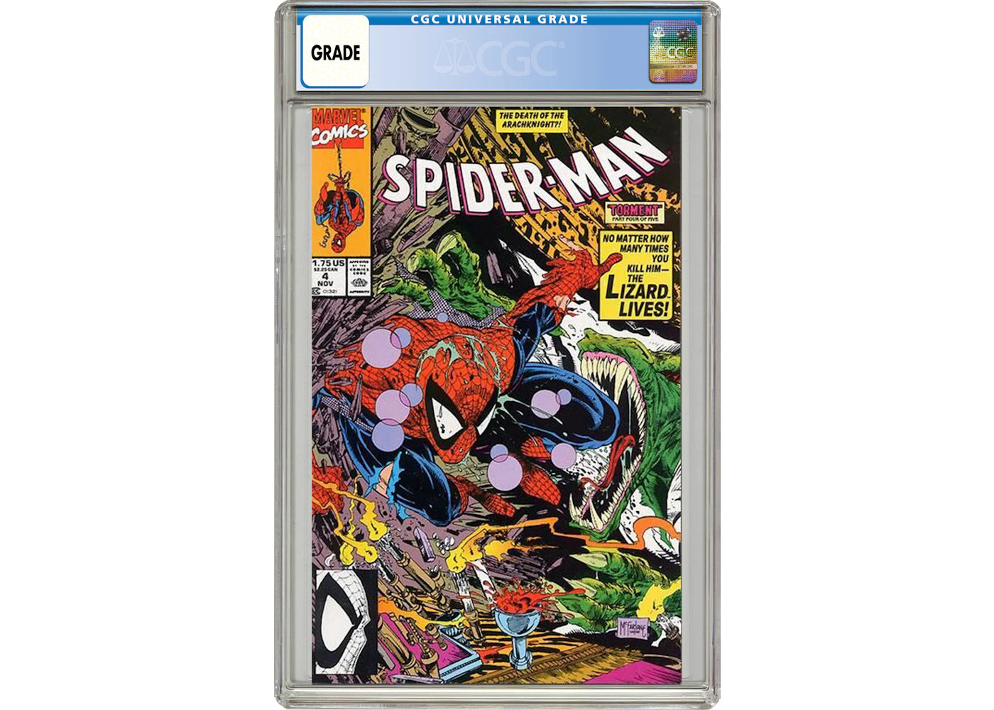 Marvel Spider-Man (1990) #4 Comic Book CGC Graded