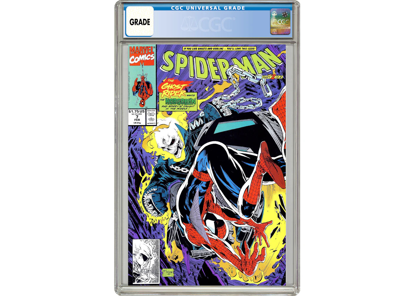 Marvel Spider-Man (1990) #7 Comic Book CGC Graded