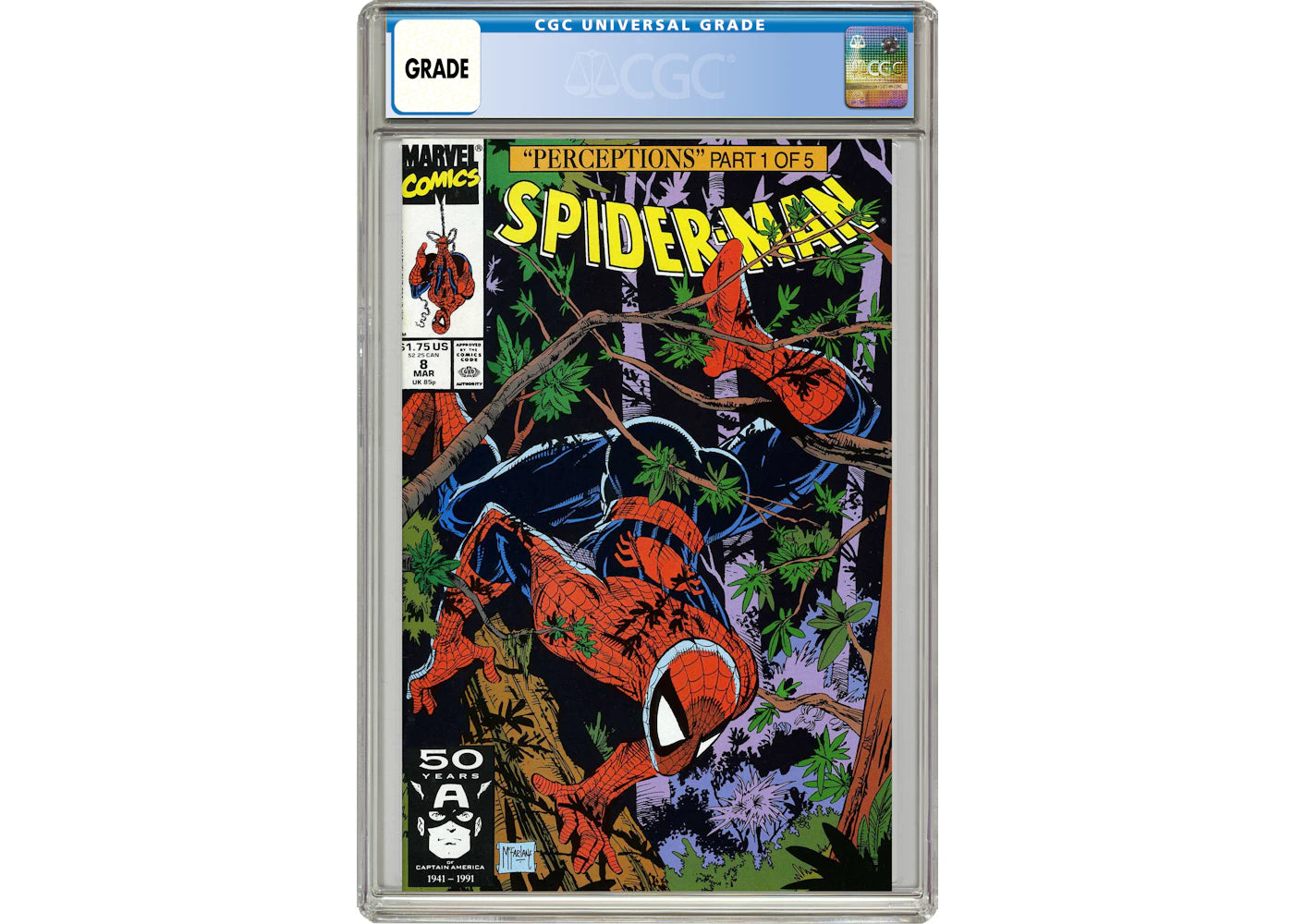 Marvel Spider-Man (1990) #8 Comic Book CGC Graded