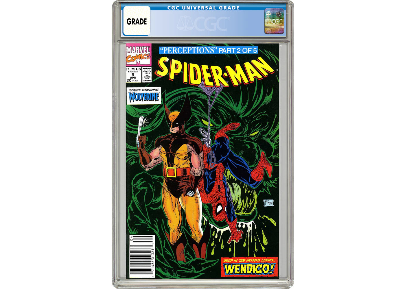 Marvel Spider-Man (1990) #9 Comic Book CGC Graded