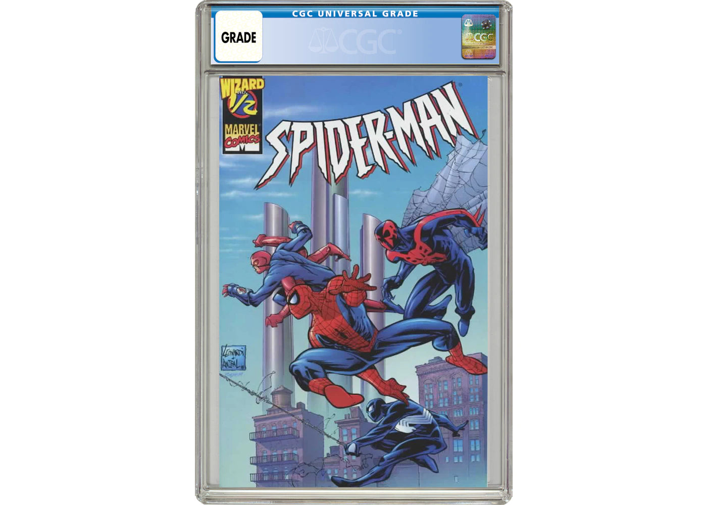Marvel Spider-Man (1998) Wizard #1/2 #1A Comic Book CGC Graded