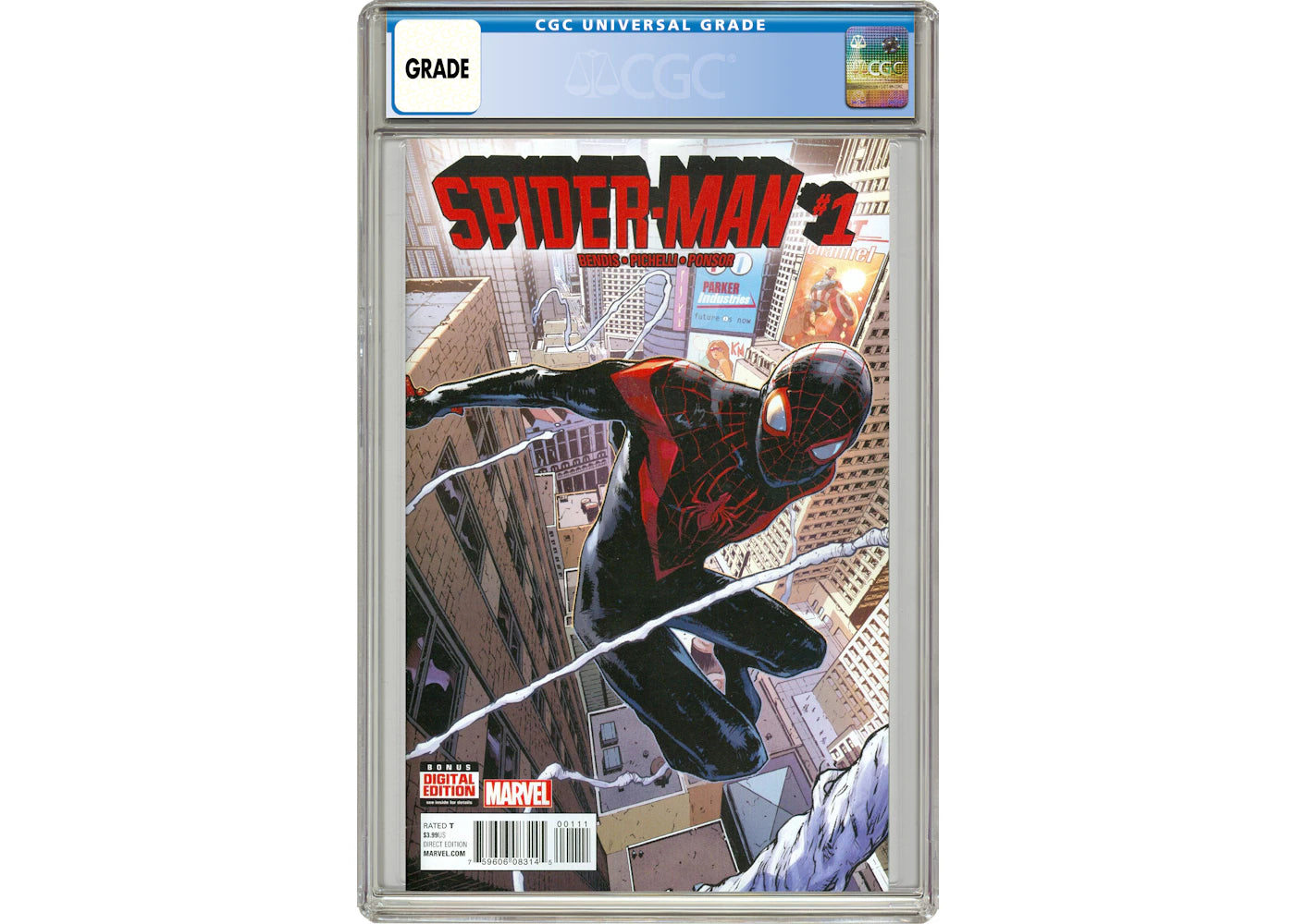 Marvel Spider-Man (2016 Marvel) #1A Comic Book CGC Graded