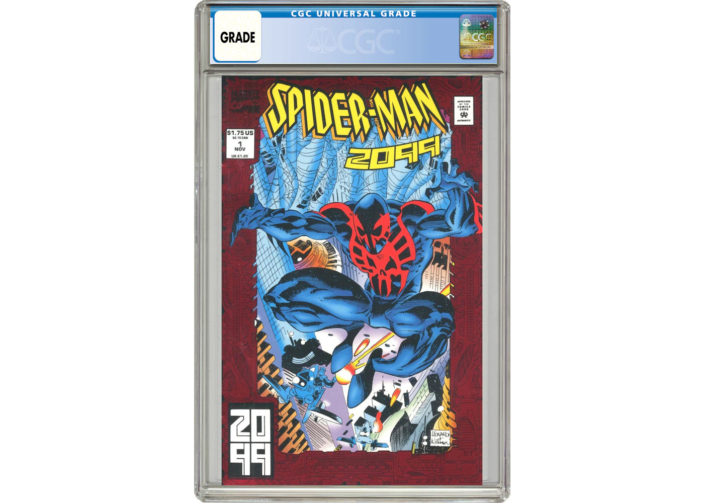 Marvel Spider-Man 2099 #1 Comic Book CGC Graded