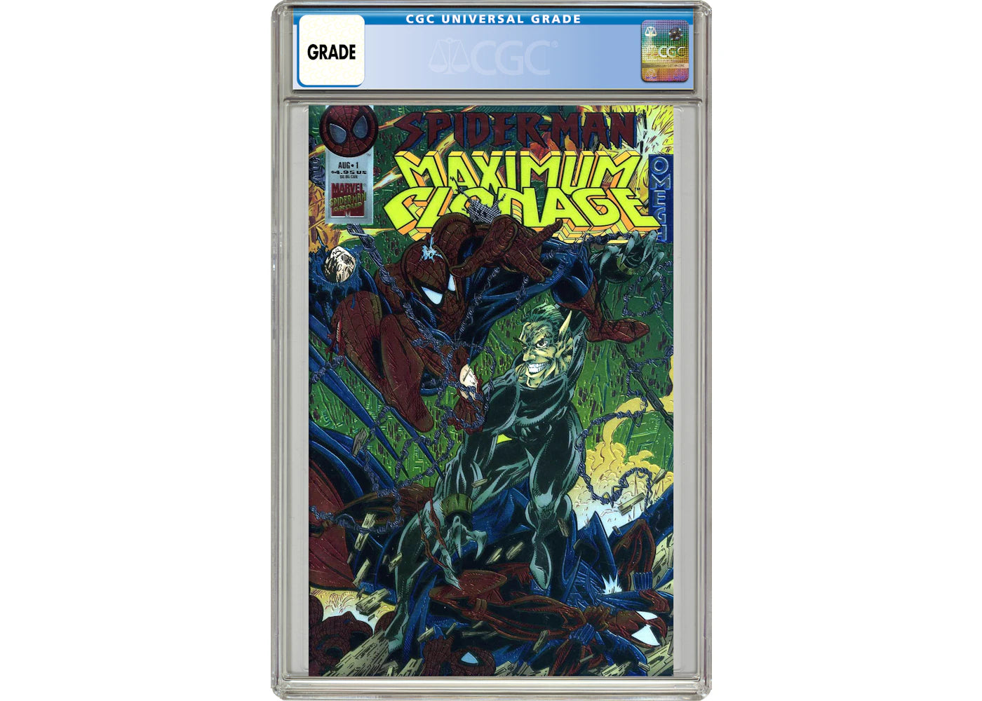 Marvel Spider-Man Maximum Clonage Omega (1995) #1 Comic Book CGC Graded