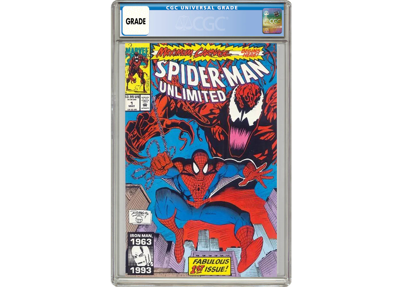 Marvel Spider-Man Unlimited #1 Comic Book CGC Graded