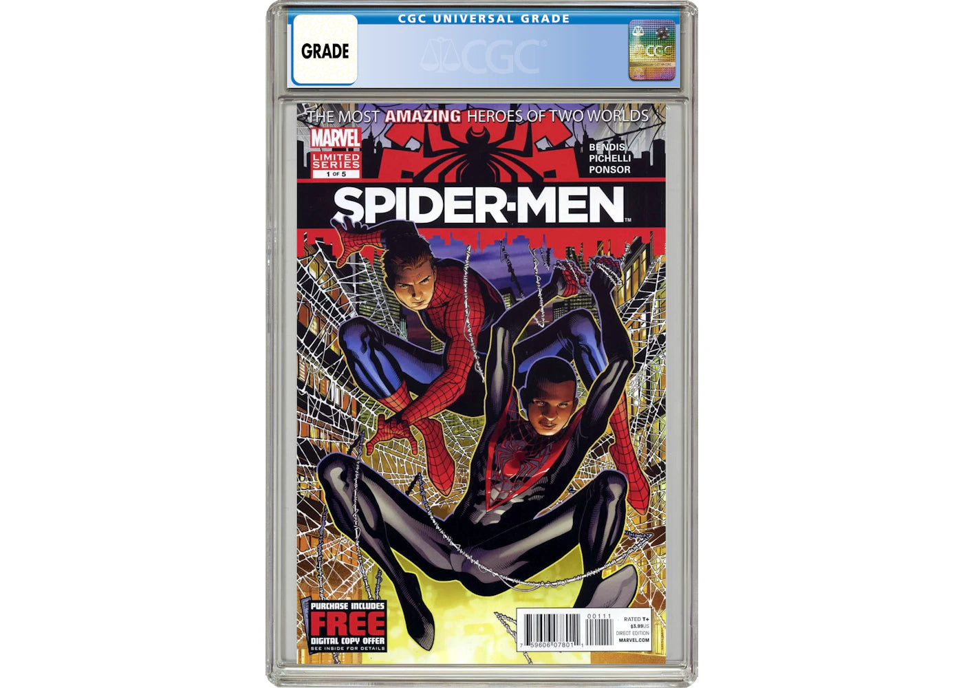 Marvel Spider-Men (2012 Marvel) #1A Comic Book CGC Graded