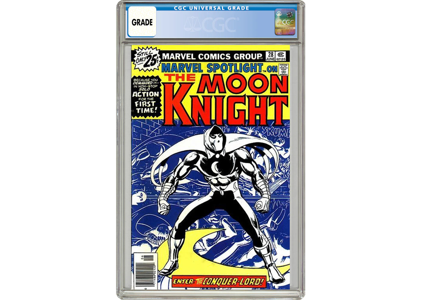 Marvel Spotlight #28 (1st Solo Moon Knight Story) Comic Book CGC Graded