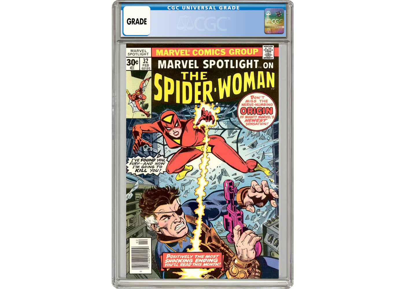 Marvel Spotlight #32 (1st App. of Spider-Woman) Comic Book CGC Graded