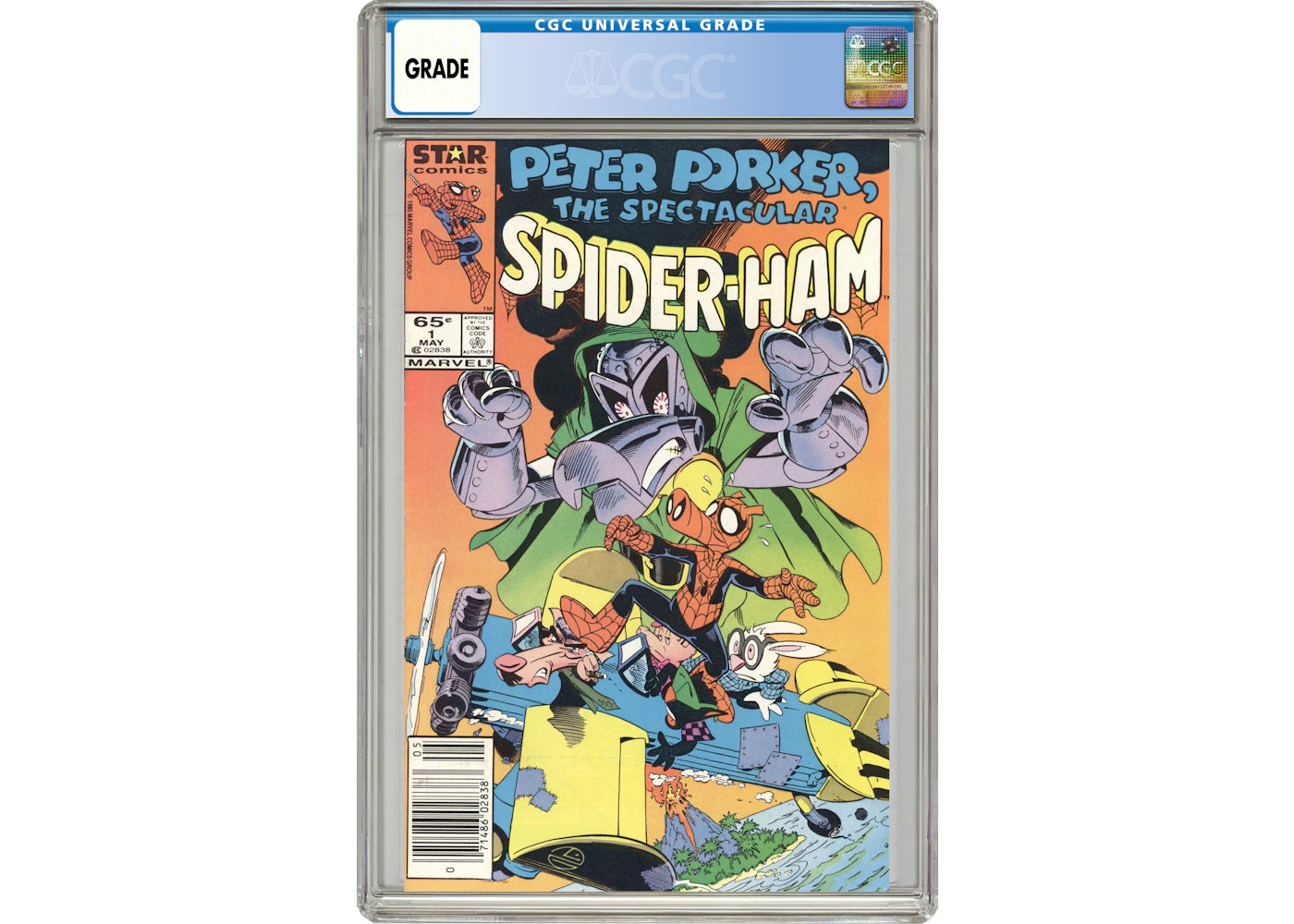 Marvel/Star Comics Peter Porker the Spectacular Spider-Ham (1985 Marvel/Star Comics) #1 Comic Book CGC Graded