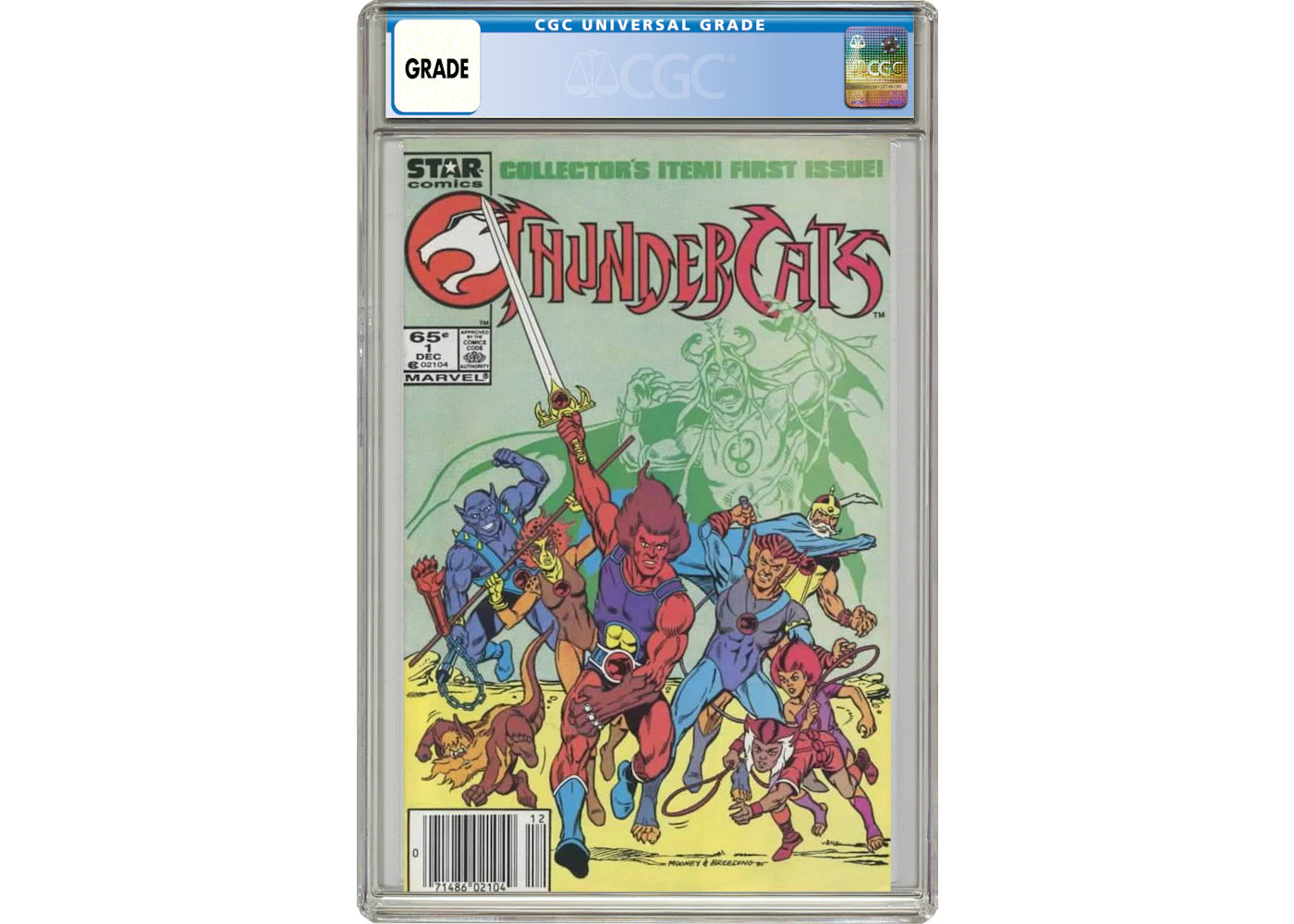 Marvel/Star Comics Thundercats (1985 1st Series Marvel) #1N Comic Book CGC Graded