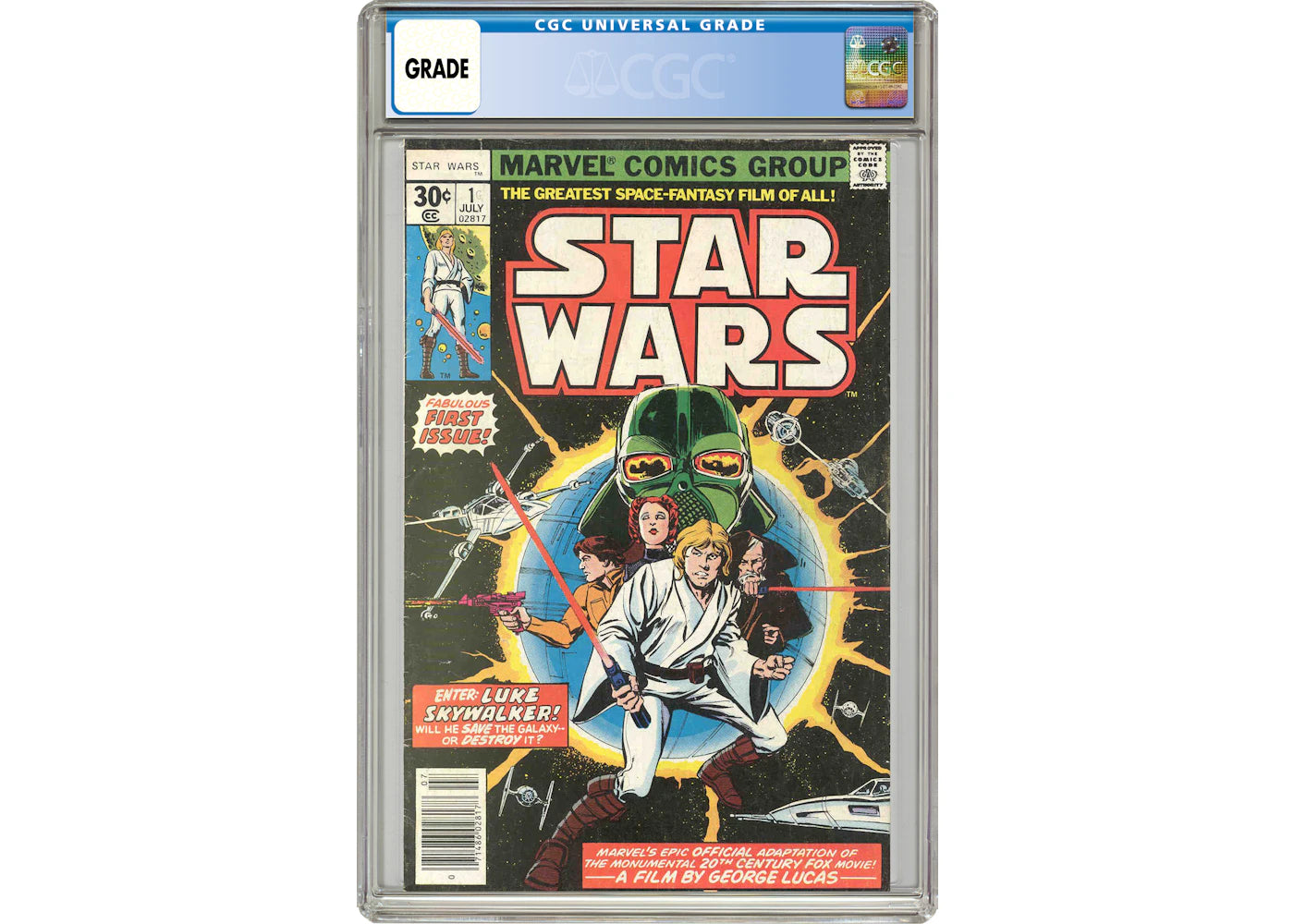 Marvel Star Wars #1 Comic Book CGC Graded