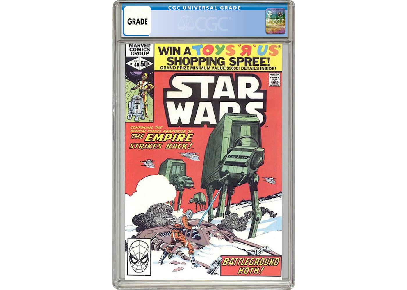 Marvel Star Wars (1977 Marvel) #40 Comic Book CGC Graded