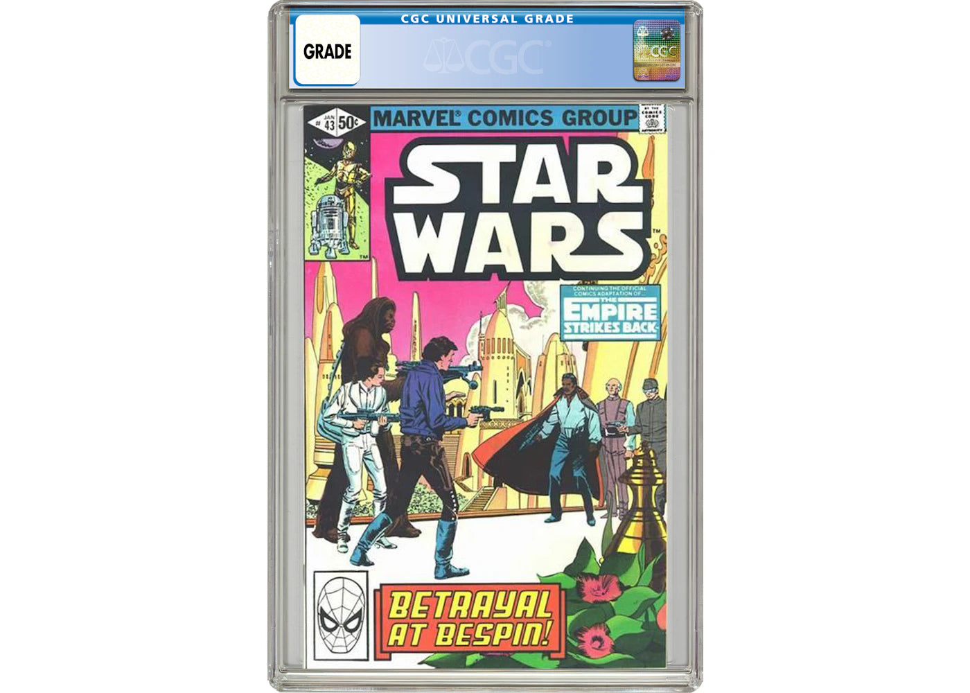 Marvel Star Wars (1977 Marvel) #43 Comic Book CGC Graded
