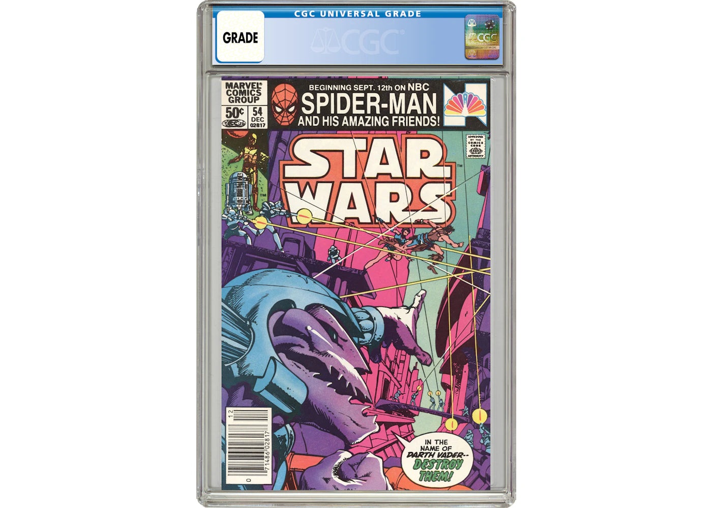 Marvel Star Wars (1977 Marvel) #54 Comic Book CGC Graded