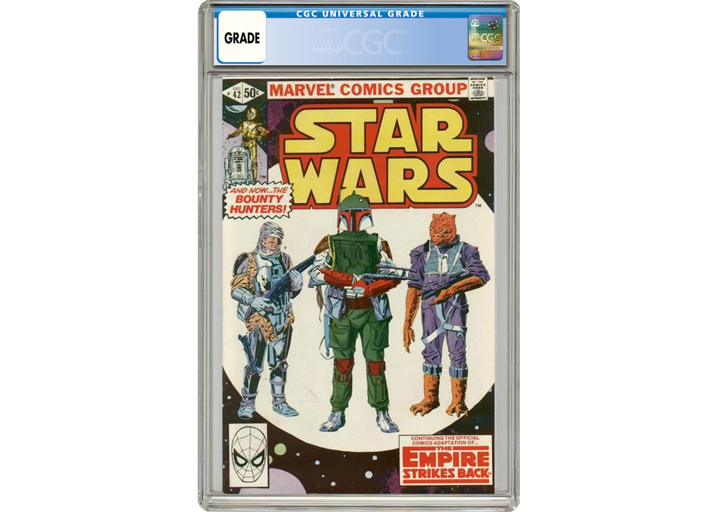 Marvel Star Wars #42 (1st App. Boba Fett) Comic Book CGC Graded
