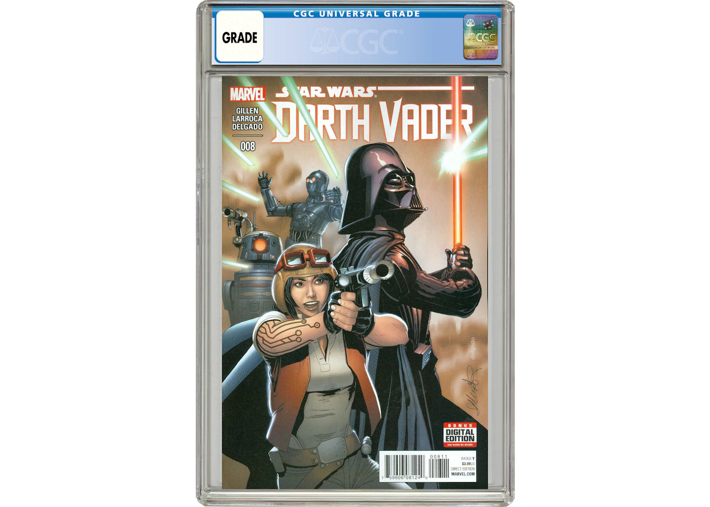 Marvel Star Wars Darth Vader (2015 Marvel) #8 Comic Book CGC Graded