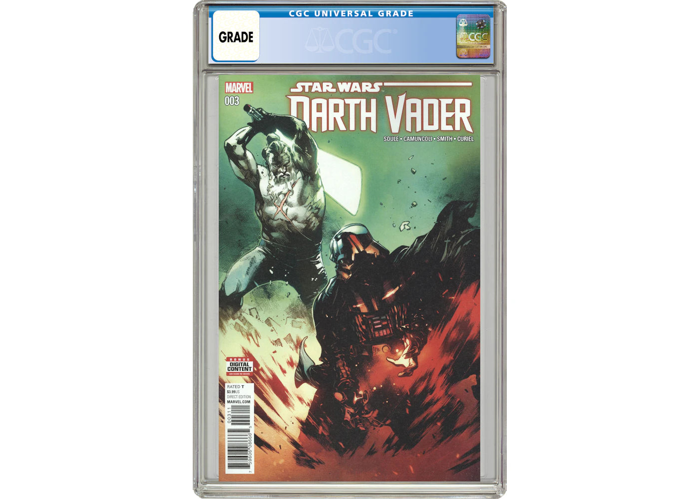 Marvel Star Wars Darth Vader (2017 Marvel 2nd Series) #3A Comic Book CGC Graded