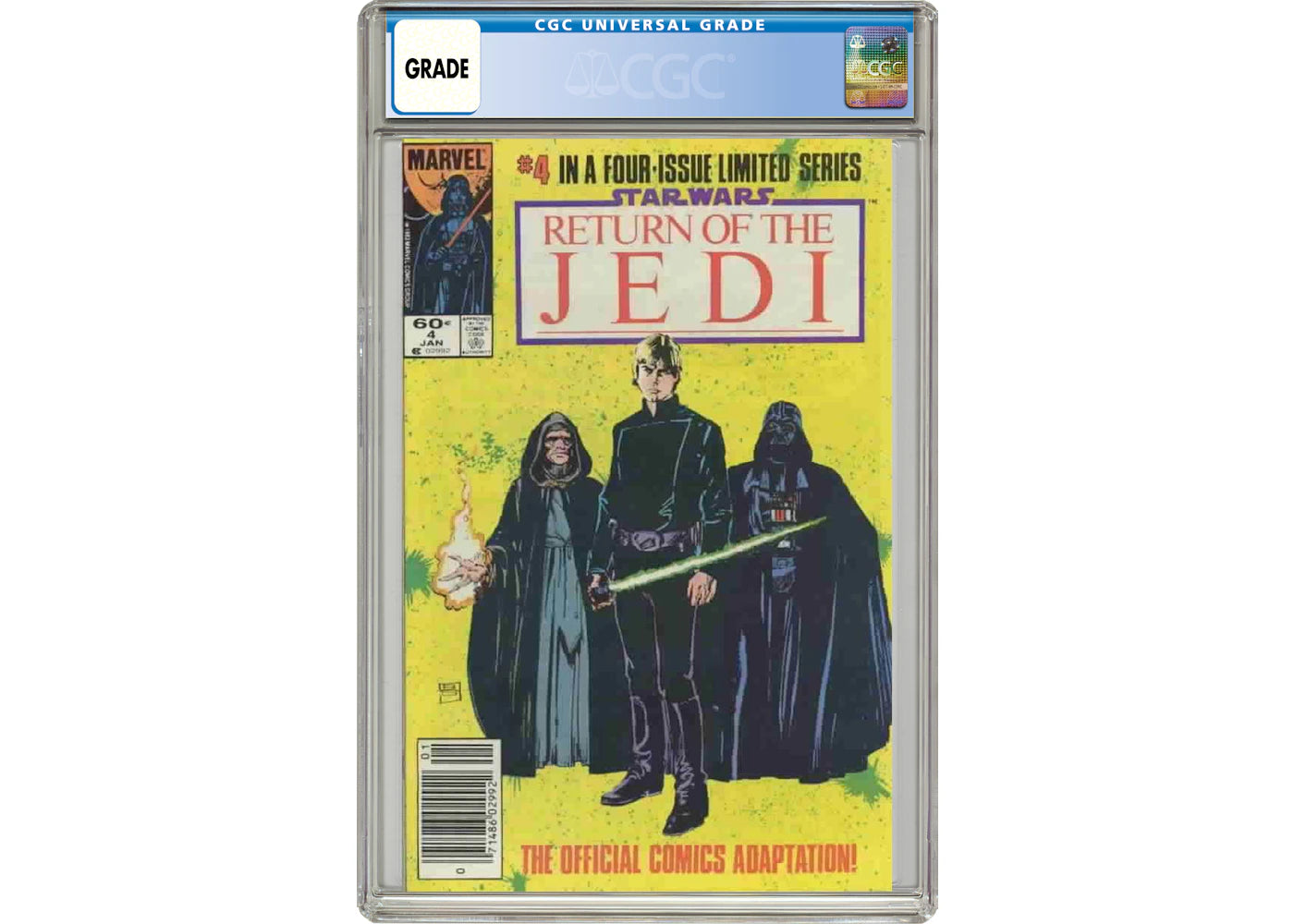 Marvel Star Wars Return of the Jedi (1983 Movie) #4 Comic Book CGC Graded