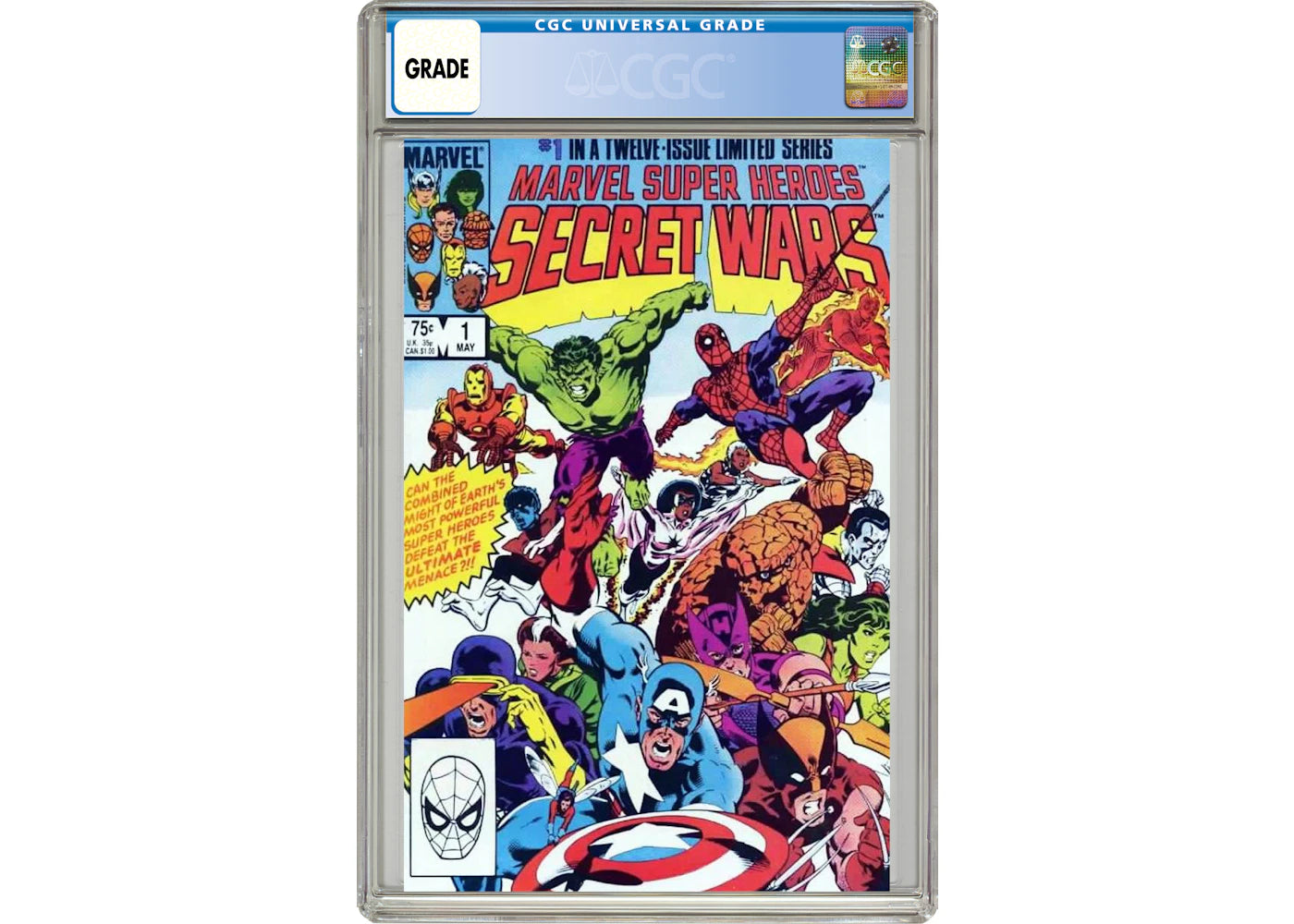 Marvel Super Heroes Secret Wars #1 Comic Book CGC Graded
