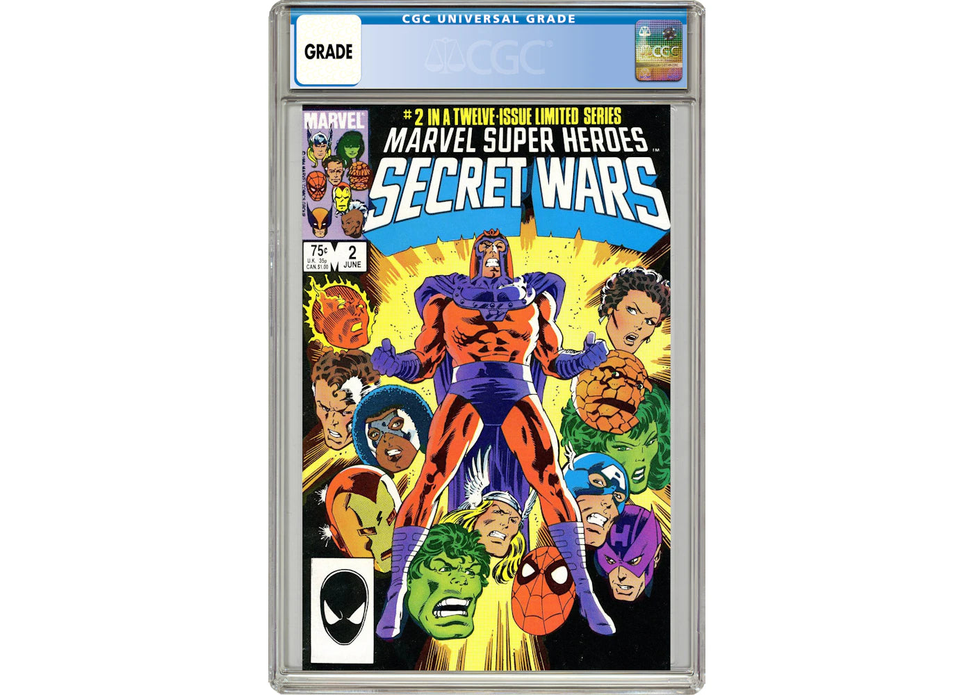Marvel Super Heroes Secret Wars (1984) #2 Comic Book CGC Graded