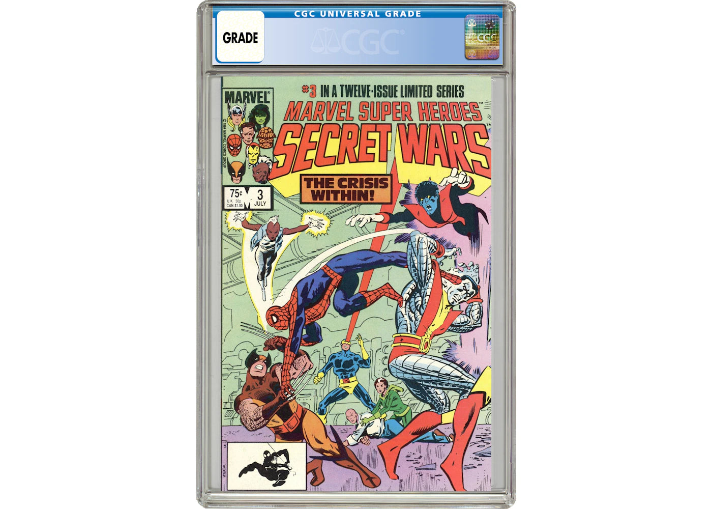 Marvel Super Heroes Secret Wars (1984) #3 Comic Book CGC Graded