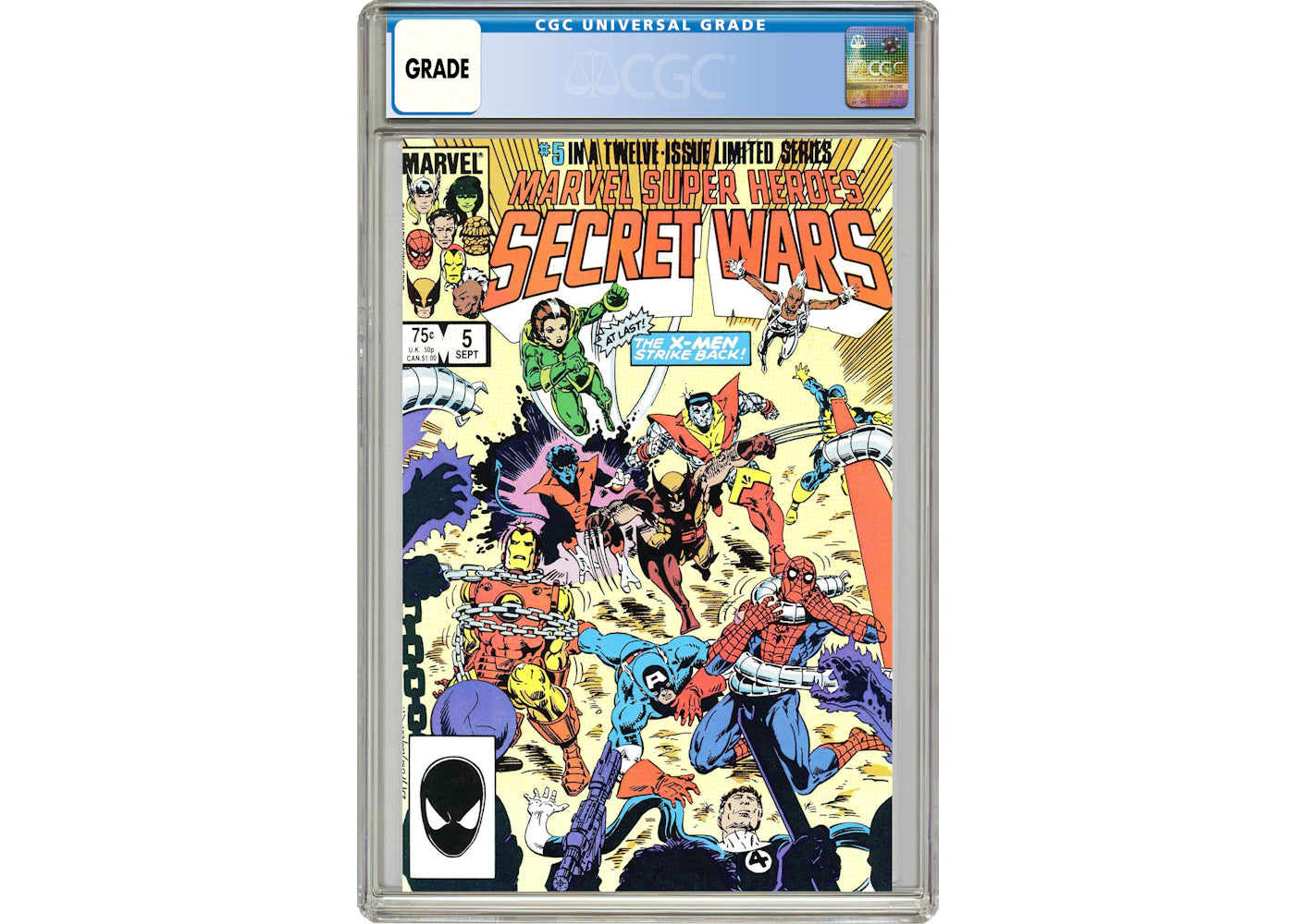 Marvel Super Heroes Secret Wars (1984) #5 Comic Book CGC Graded