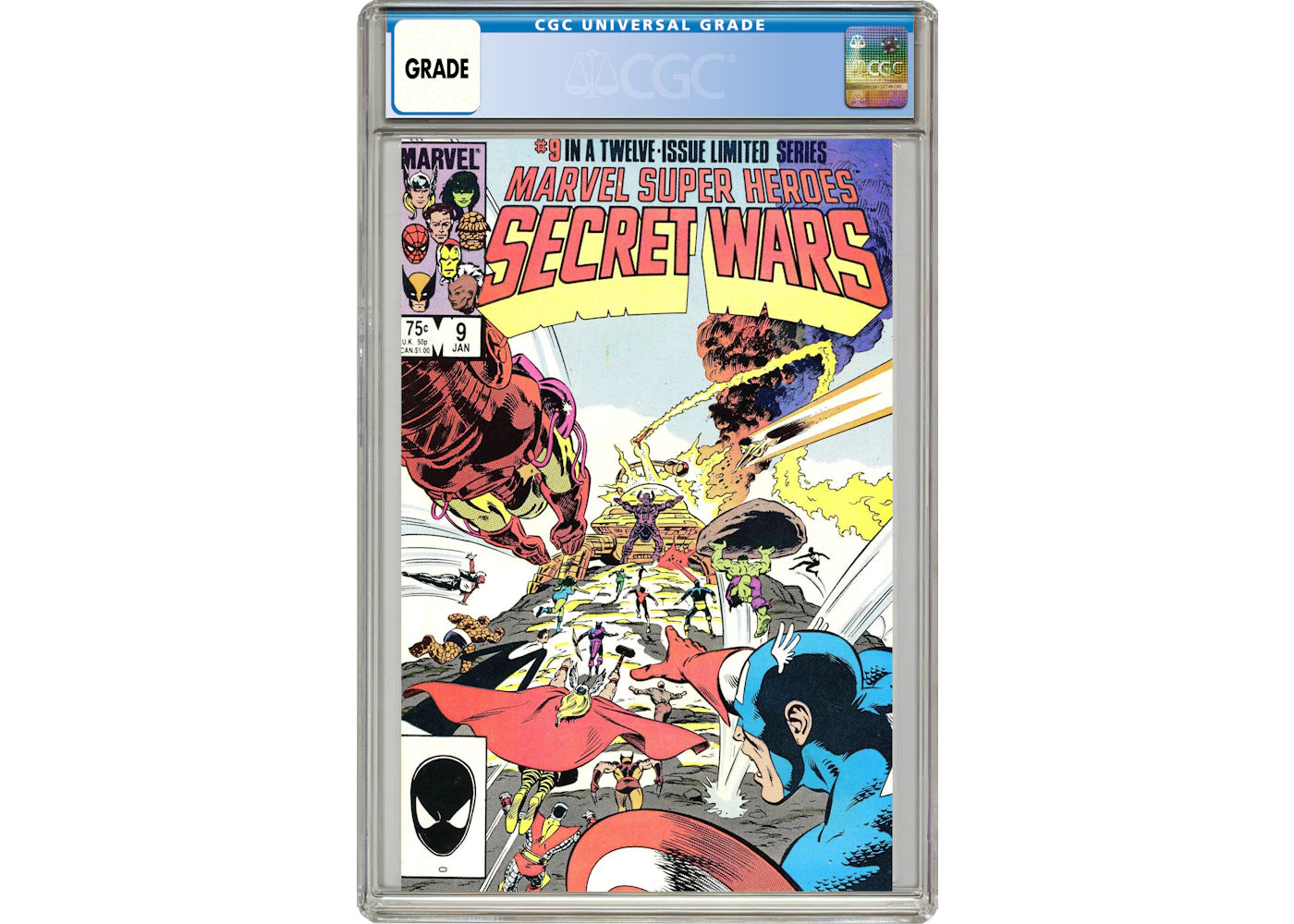 Marvel Super Heroes Secret Wars (1984) #9 Comic Book CGC Graded