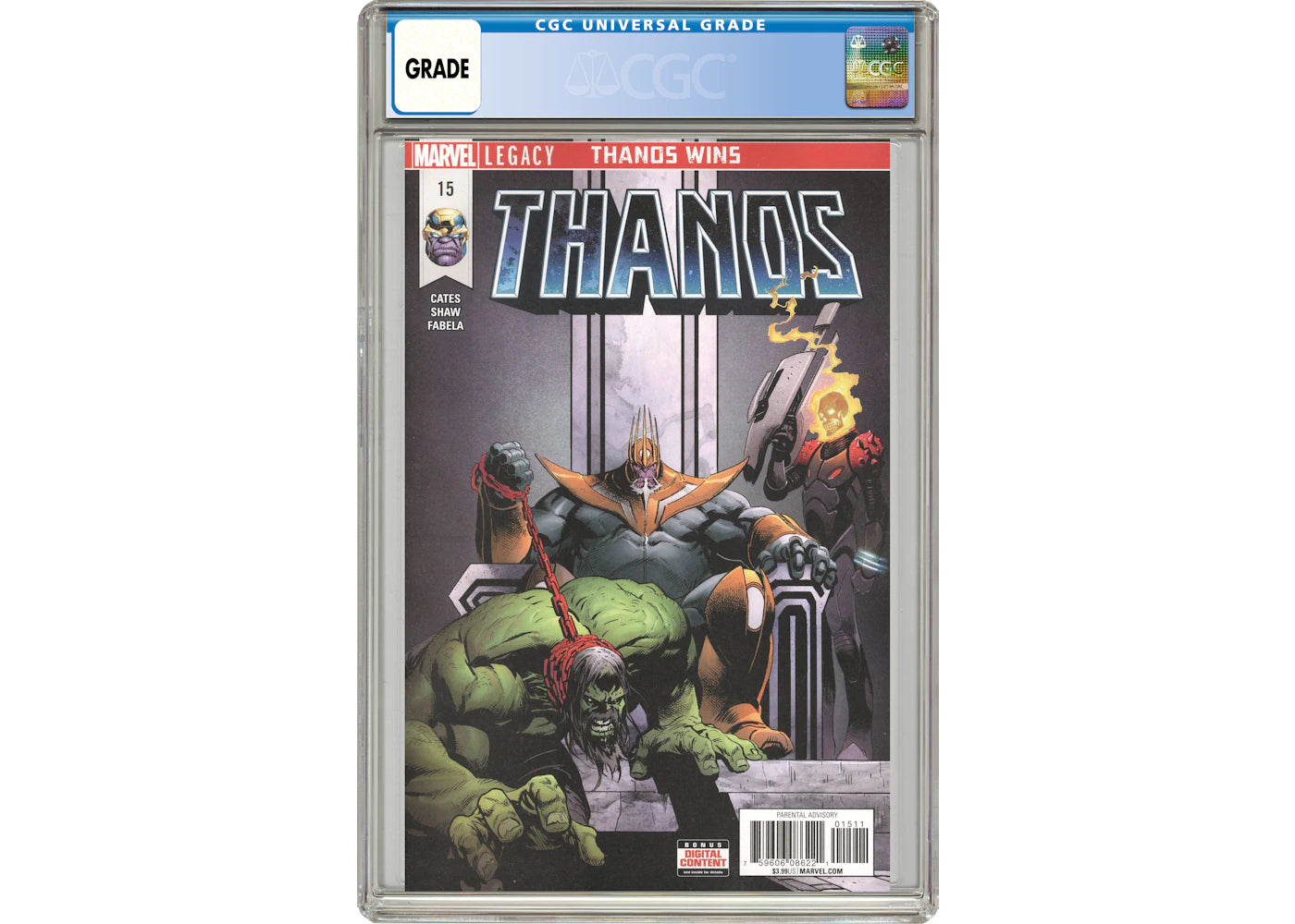 Marvel Thanos (2017 Marvel) #15A Comic Book CGC Graded