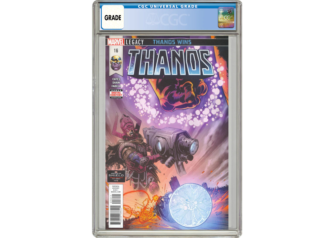 Marvel Thanos (2017 Marvel) #16A Comic Book CGC Graded