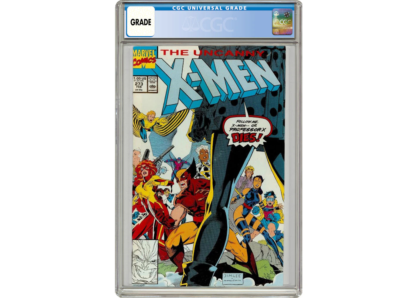 Marvel The Uncanny X-Men #273 Comic Book CGC Graded