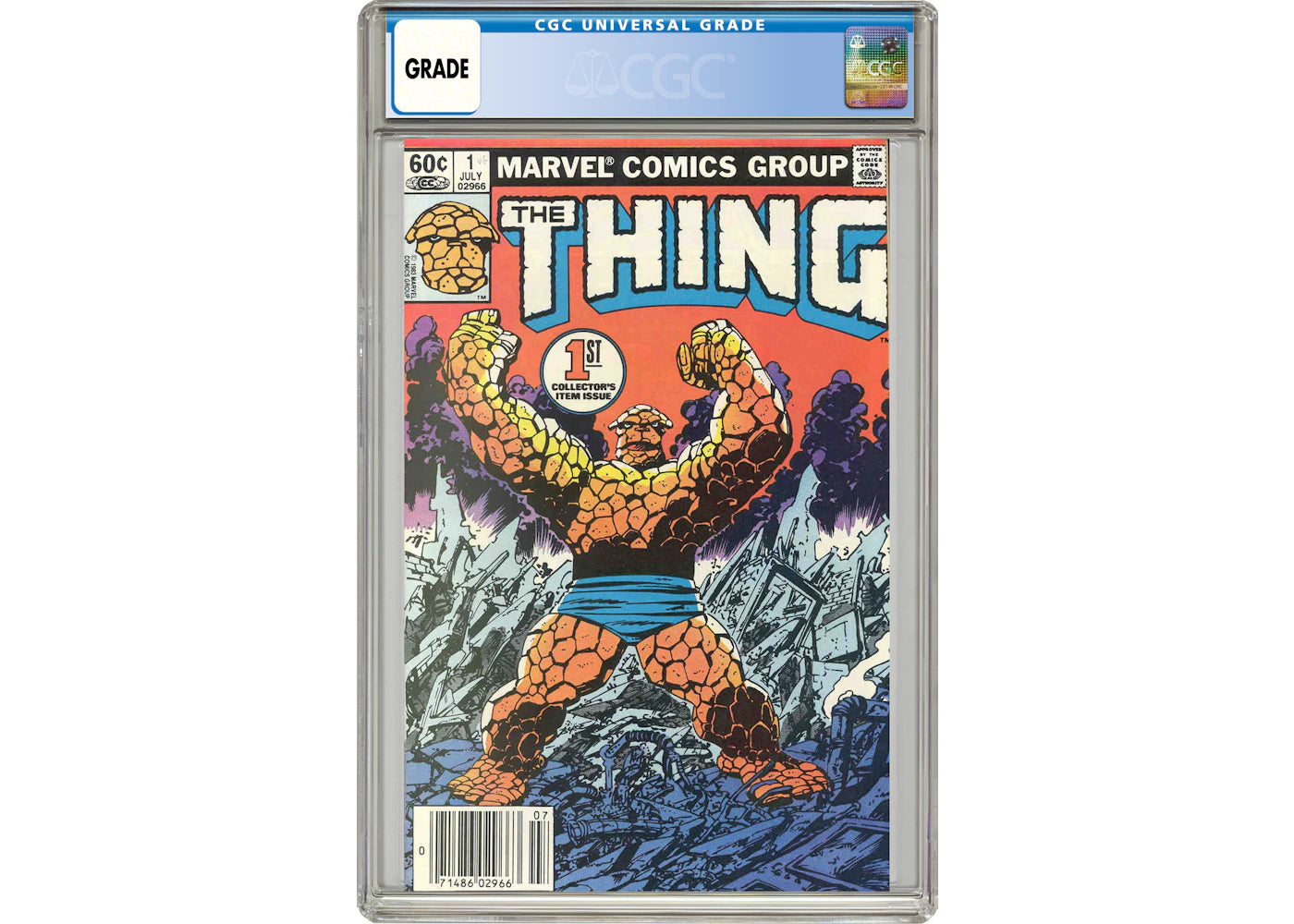Marvel Thing (1983 1st Series Marvel) #1 Comic Book CGC Graded