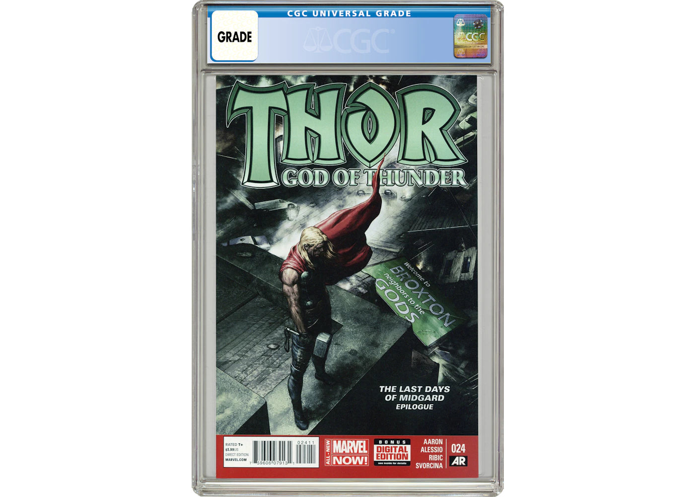 Marvel Thor God of Thunder (2012) #24A Comic Book CGC Graded