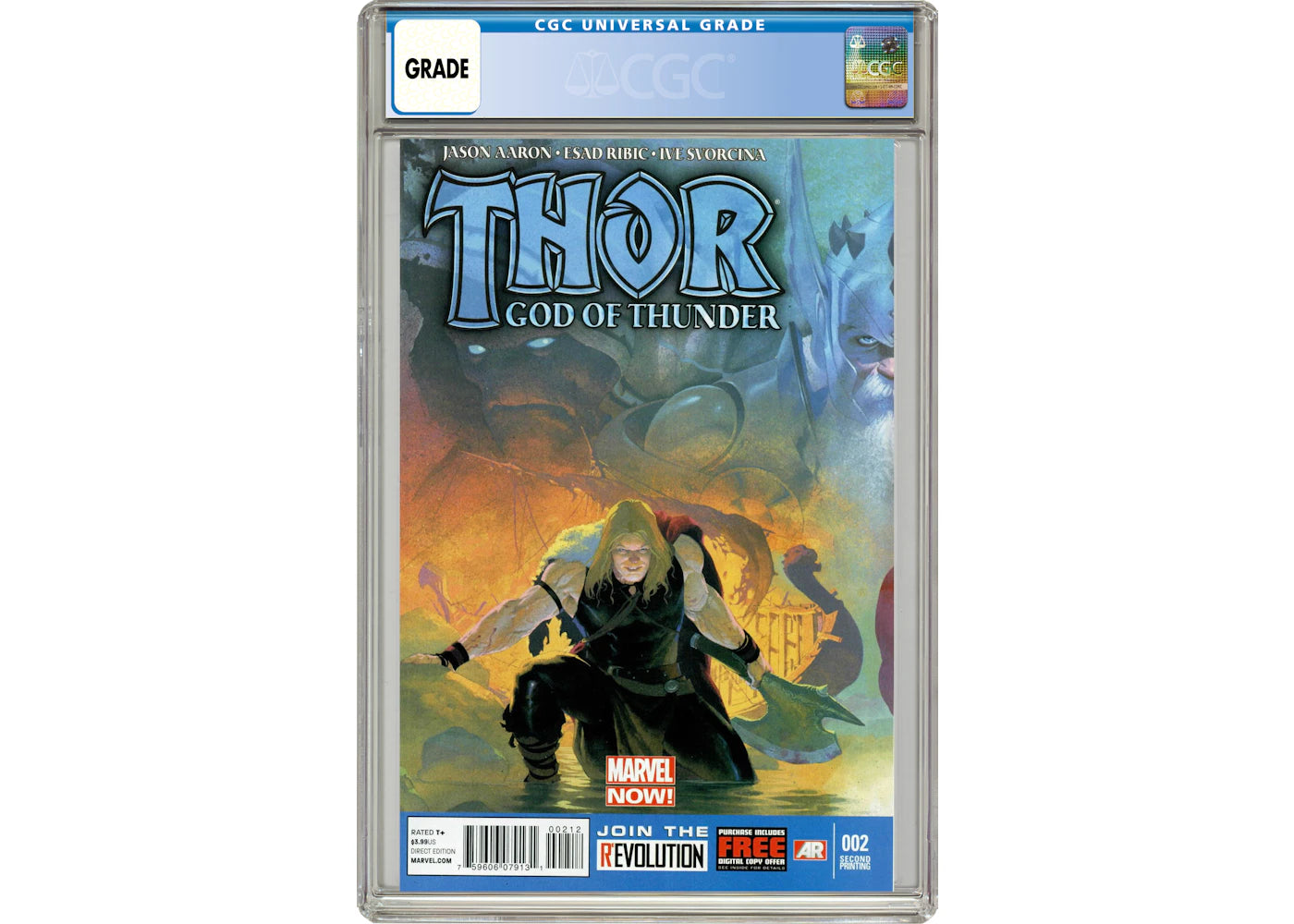 Marvel Thor God of Thunder (2012) #2C Comic Book CGC Graded