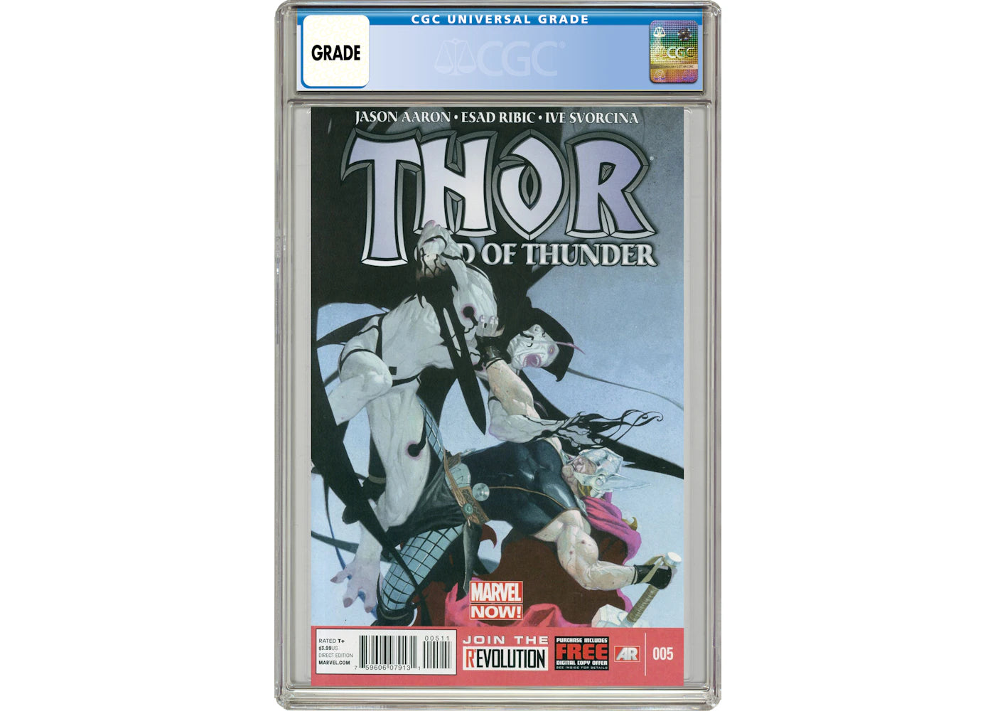 Marvel Thor God of Thunder (2012) #5A Comic Book CGC Graded